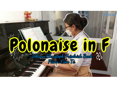 Polonaise in F (Johann Christoph Friedrich Bach) | Cẩm Tú | Lớp nhạc Giáng Sol Quận 12